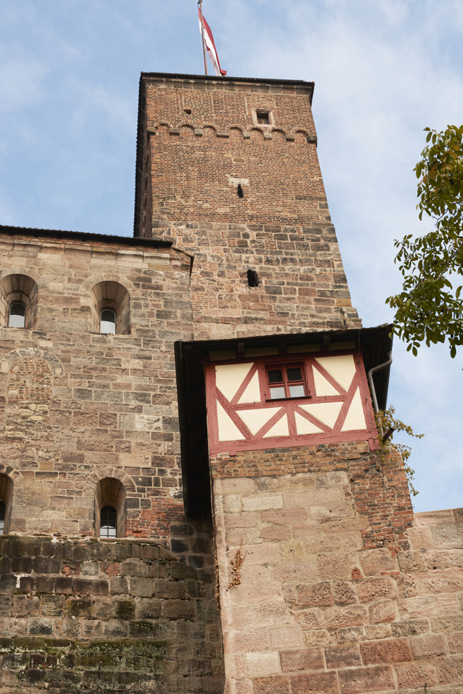 Part of the castle in Nuremberg