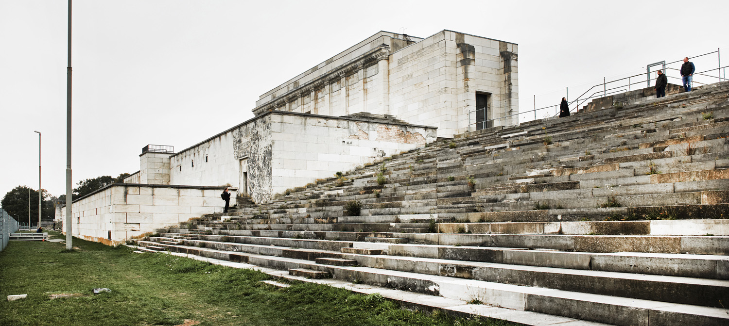 Zeppelin Field in Nuremberg, where the Nazi Party Rallies took place